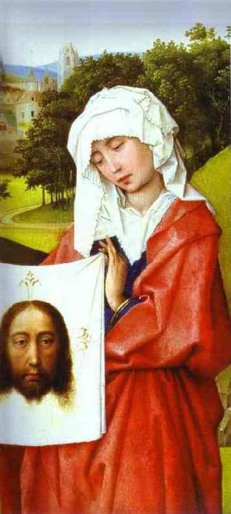 Rogier van der Weyden Crucifixion Triptych Germany oil painting art